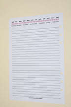The Corporate Girl A5 Weekly Insert Notes Edition Side