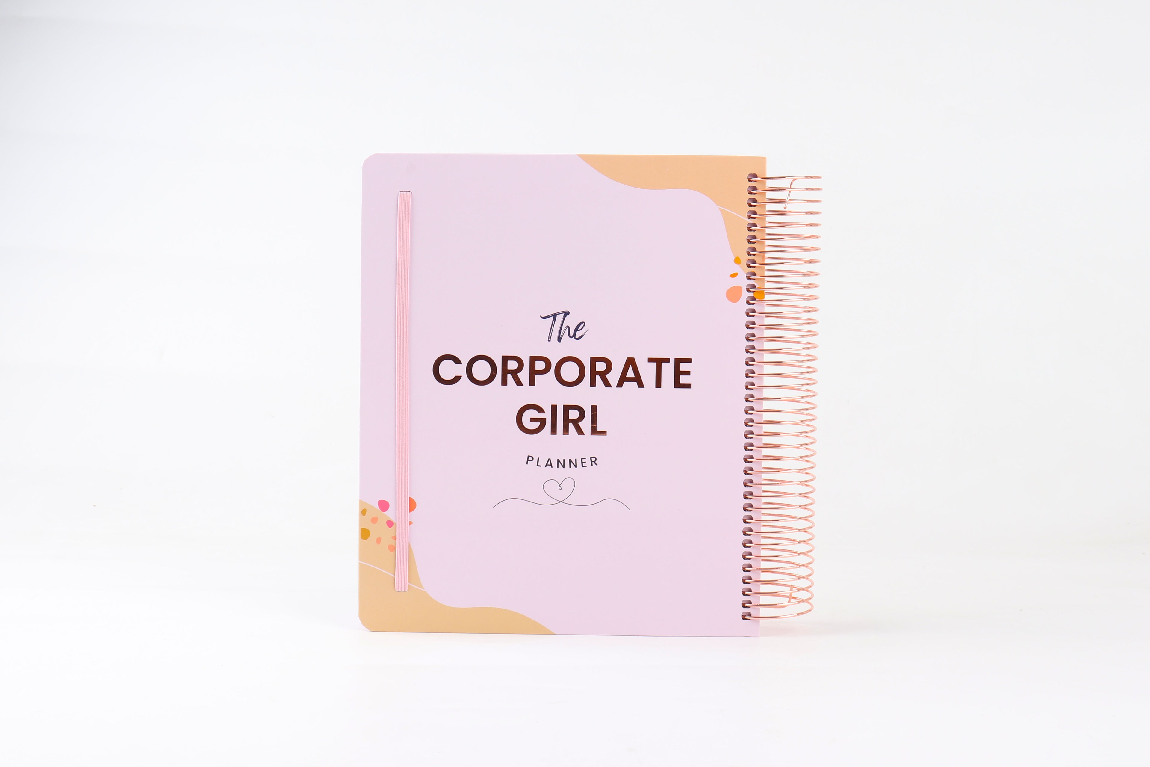 The Corporate Girl Daily Planner Undated, with stickers, meeting notes, daily dockets, birthdays to remember, notes section and a budget section. 