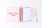 The Corporate Girl Daily Planner Undated, with stickers, meeting notes, daily dockets, birthdays to remember, notes section and a budget section. 