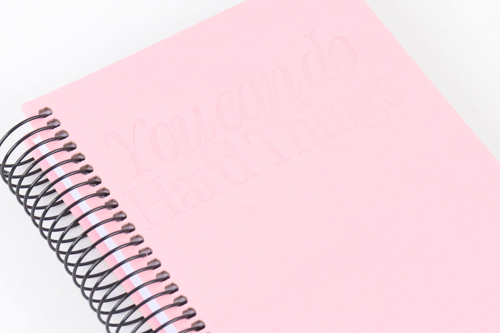 The Corporate Girl Pink "You Can Do Hard Things" Notebook