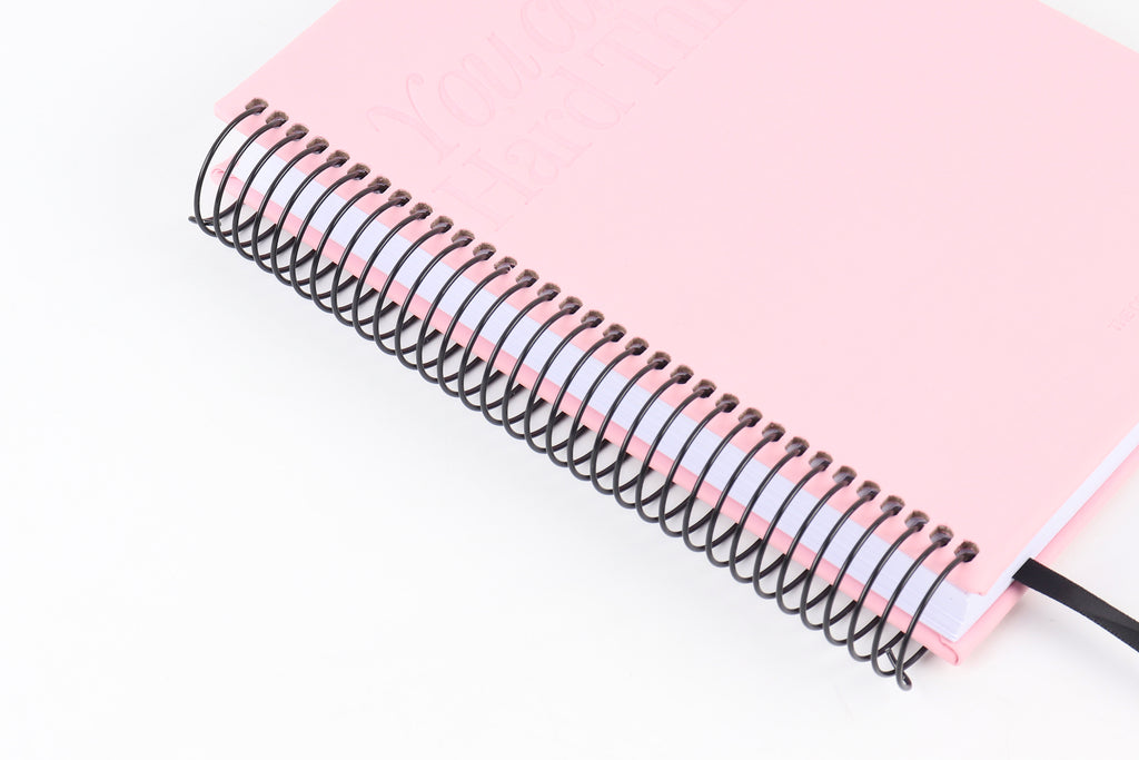  The Corporate Girl Pink "You Can Do Hard Things" Notebook Coil
