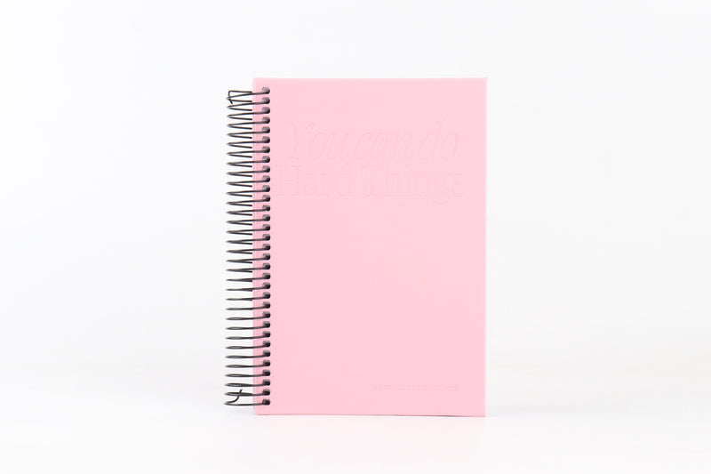 The Corporate Girl Pink "You Can Do Hard Things" Notebook