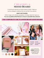 The Corporate Girl Planner Moodboard for the Ebook