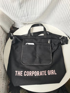 The Corporate Girl Tote Bag Inside Flap