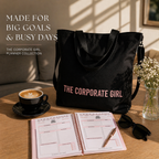 The Corporate Girl Tote Bag and Planner
