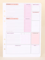 Corporate Girl Planner A5 Inserts Weekly Tracker 