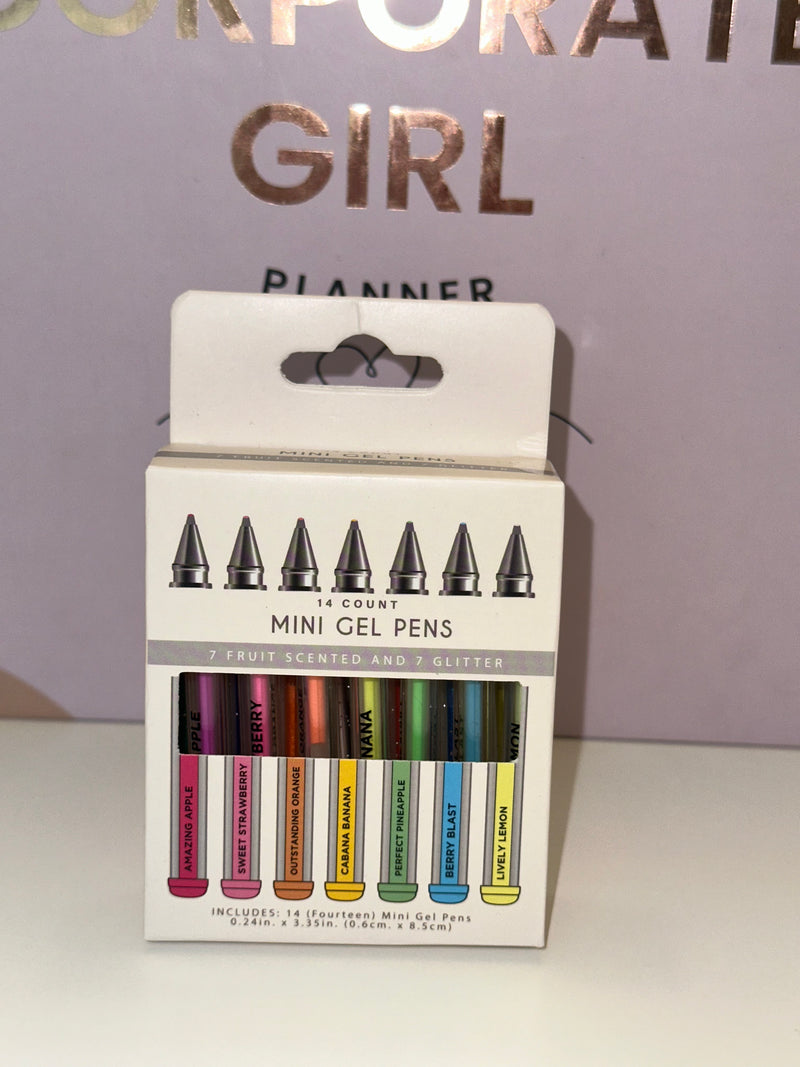 14 Mini Gel Pens
